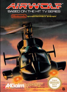 Airwolf (Europe) (Acclaim) box cover front